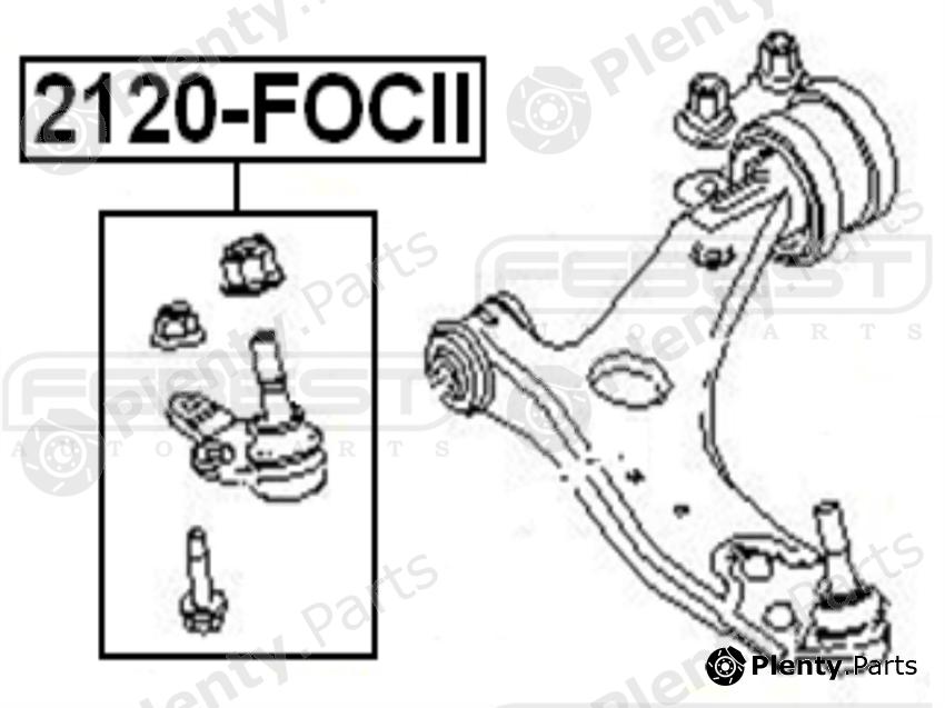  FEBEST part 2120FOCII Ball Joint