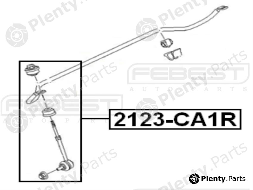  FEBEST part 2123-CA1R (2123CA1R) Rod/Strut, stabiliser