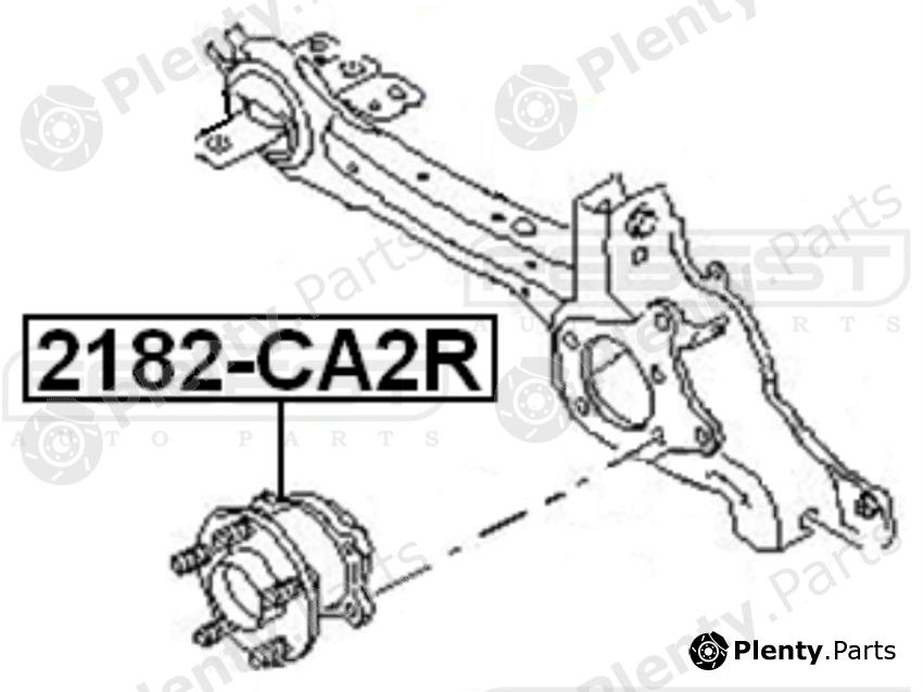  FEBEST part 2182-CA2R (2182CA2R) Wheel Hub