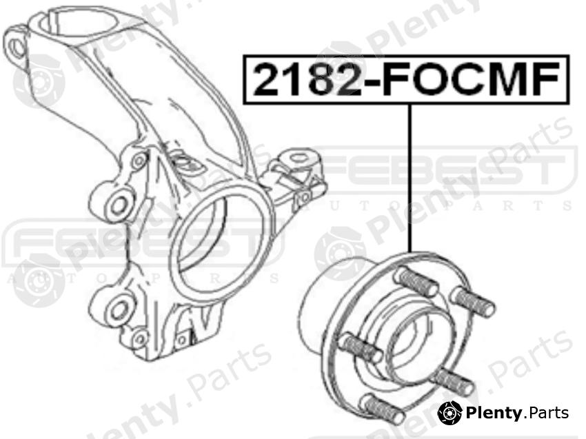  FEBEST part 2182FOCMF Wheel Hub