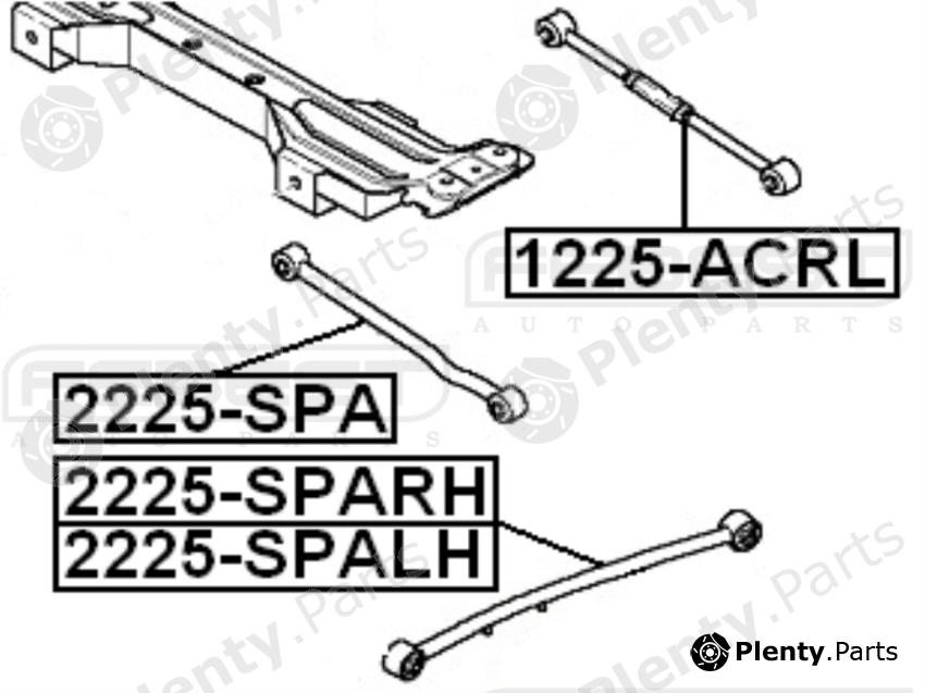  FEBEST part 2225SPARH Track Control Arm