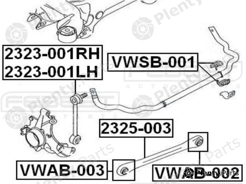  FEBEST part 2323001LH Rod/Strut, stabiliser