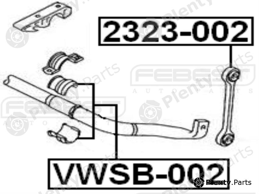  FEBEST part 2323002 Rod/Strut, stabiliser