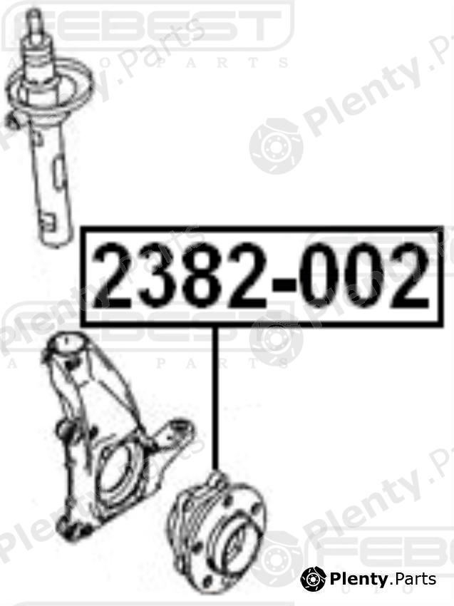  FEBEST part 2382-002 (2382002) Wheel Bearing Kit
