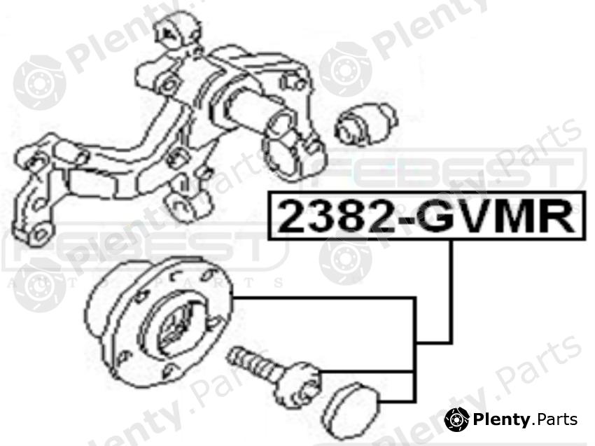  FEBEST part 2382-GVMR (2382GVMR) Wheel Hub
