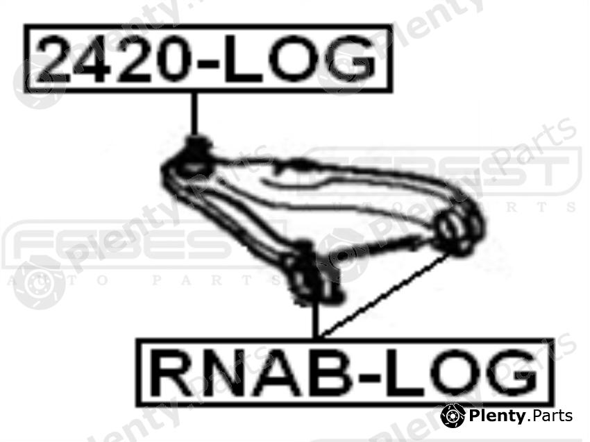  FEBEST part 2420LOG Ball Joint