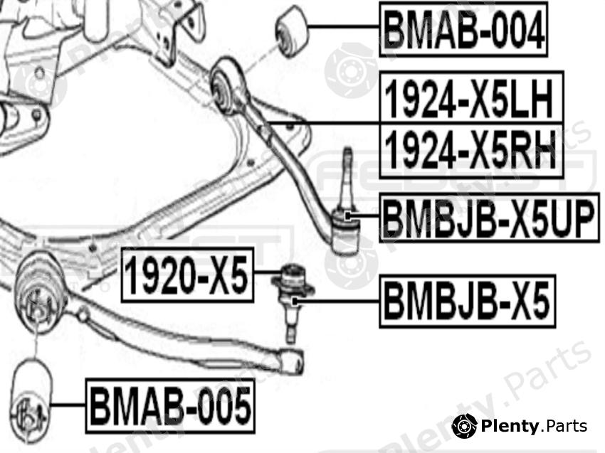  FEBEST part BMBJB-X5 (BMBJBX5) Repair Kit, ball joint