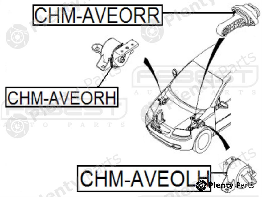  FEBEST part CHMAVEORR Engine Mounting
