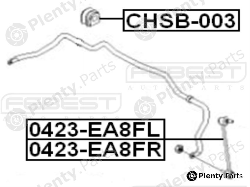 FEBEST part CHSB-003 (CHSB003) Stabiliser Mounting