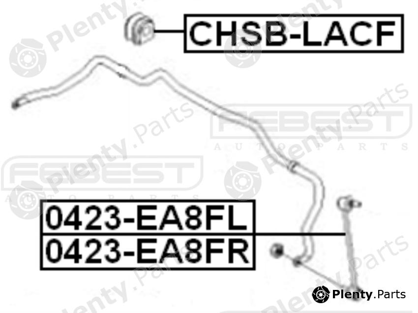  FEBEST part CHSB-LACF (CHSBLACF) Stabiliser Mounting
