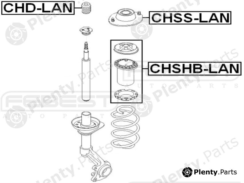  FEBEST part CHSHBLAN Protective Cap/Bellow, shock absorber