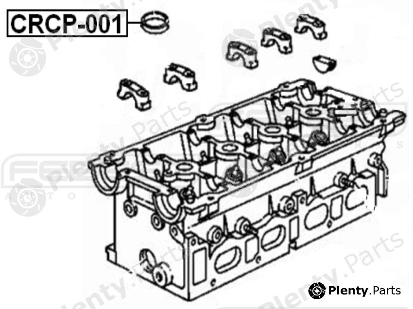  FEBEST part CRCP-001 (CRCP001) Sealing Ring, spark plug shaft