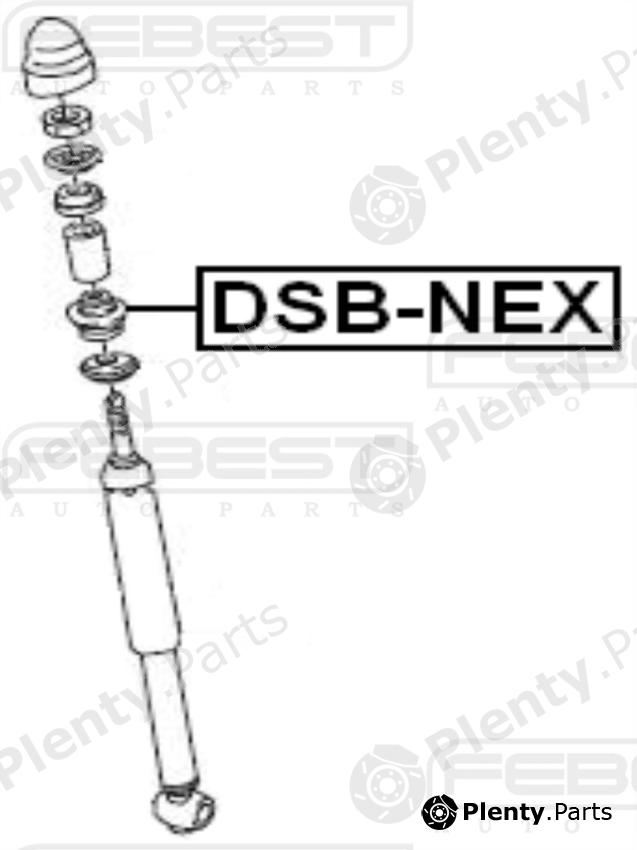  FEBEST part DSB-NEX (DSBNEX) Spacer Bush, shock absorber