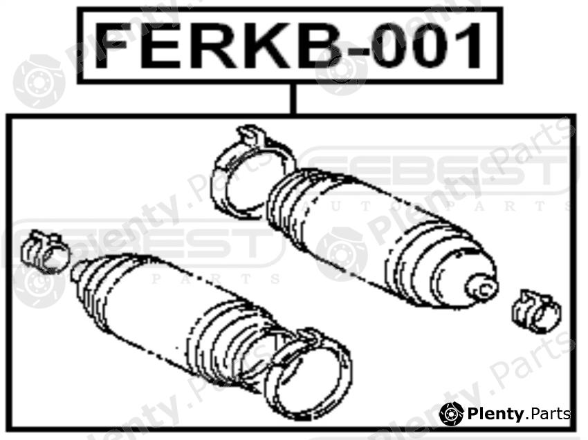  FEBEST part FERKB-001 (FERKB001) Bellow, steering