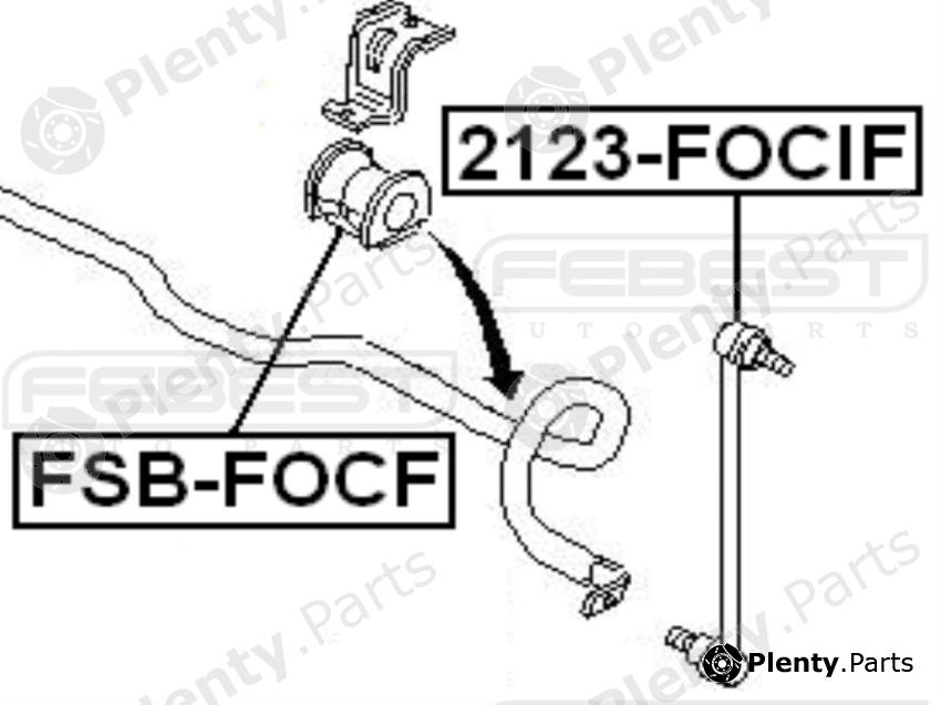  FEBEST part FSB-FOCF (FSBFOCF) Stabiliser Mounting