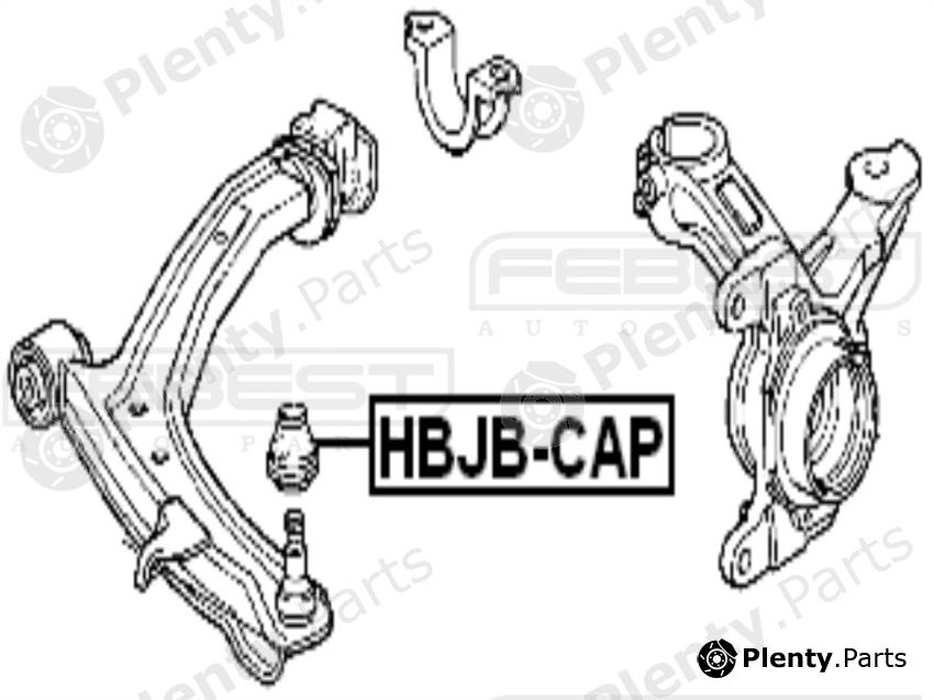  FEBEST part HBJBCAP Repair Kit, ball joint