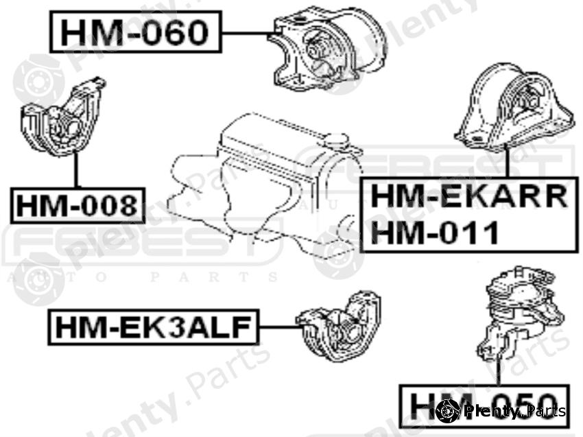  FEBEST part HM-050 (HM050) Engine Mounting