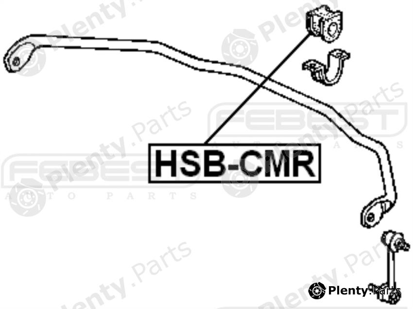  FEBEST part HSB-CMR (HSBCMR) Stabiliser Mounting