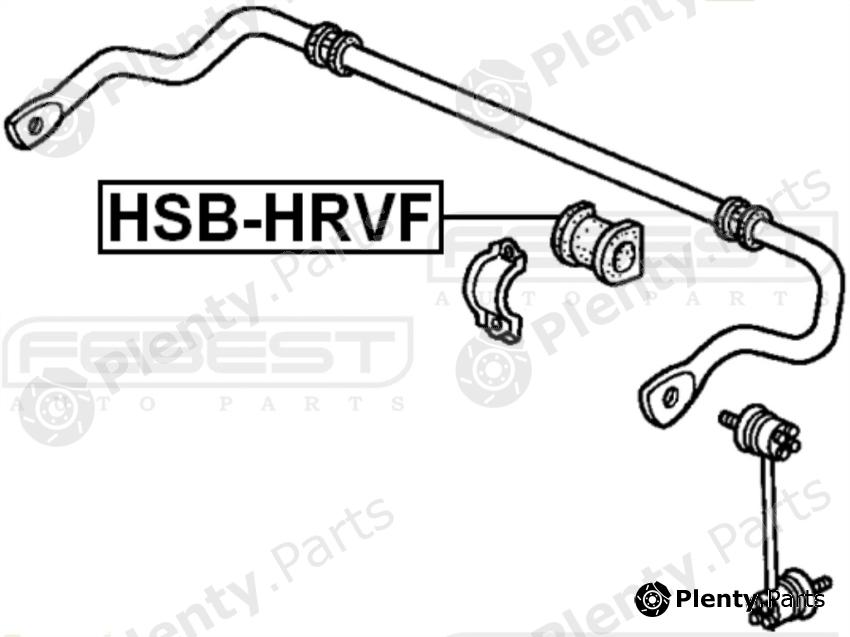  FEBEST part HSBHRVF Stabiliser Mounting