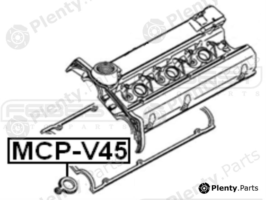  FEBEST part MCP-V45 (MCPV45) Sealing Ring, spark plug shaft