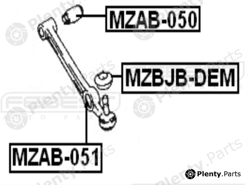  FEBEST part MZBJBDEM Repair Kit, ball joint
