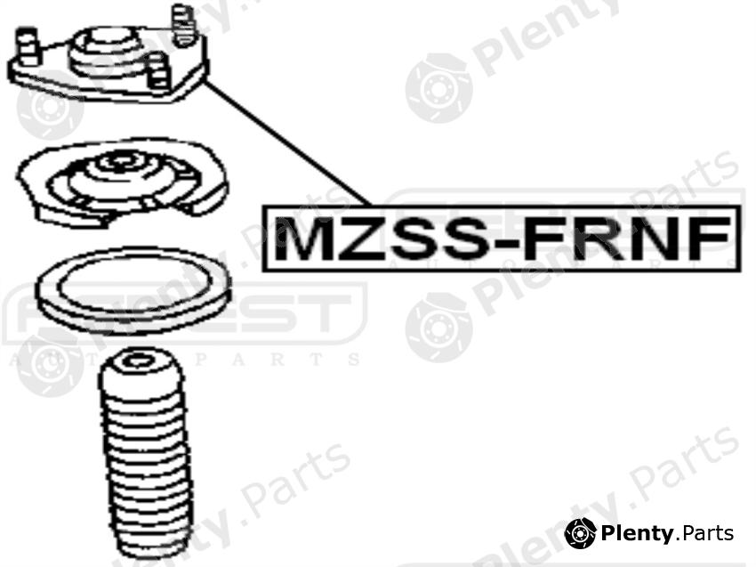  FEBEST part MZSSFRNF Mounting, shock absorbers