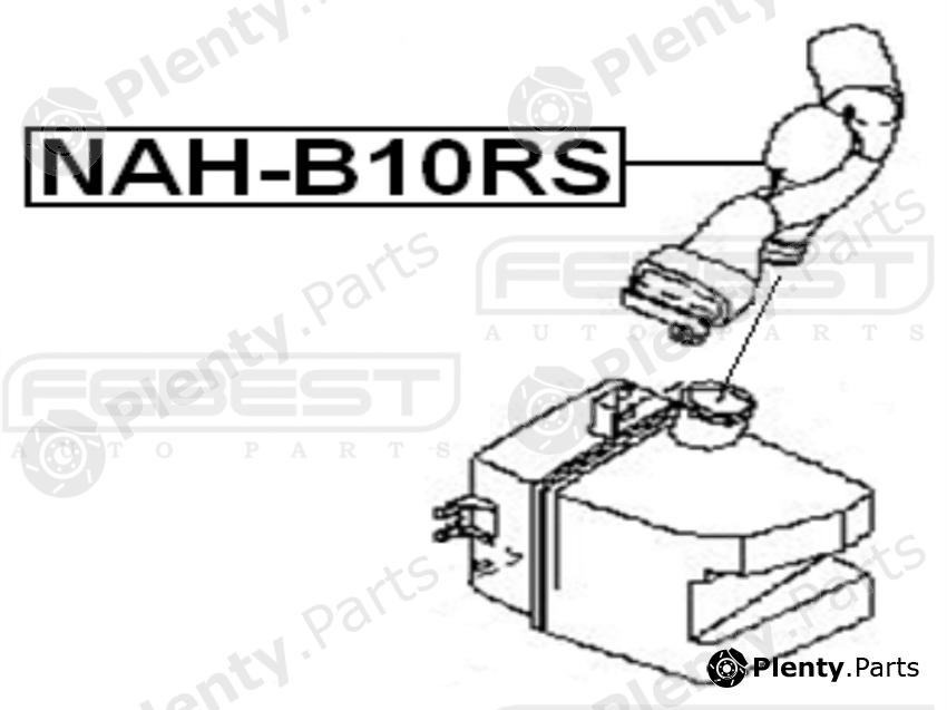  FEBEST part NAH-B10RS (NAHB10RS) Pipe