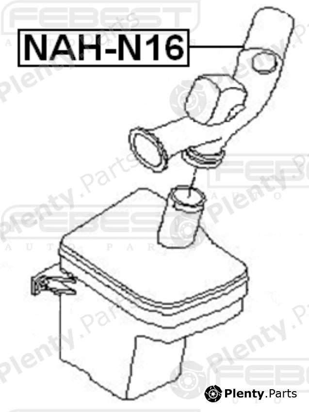  FEBEST part NAH-N16 (NAHN16) Pipe