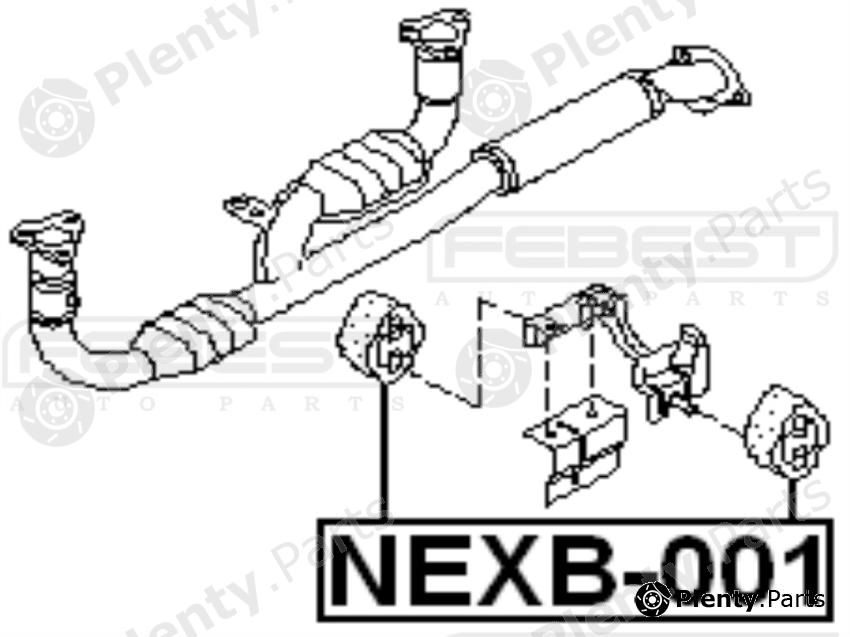  FEBEST part NEXB-001 (NEXB001) Replacement part