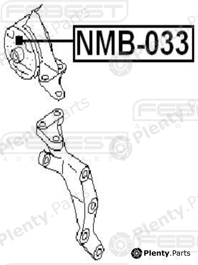  FEBEST part NMB033 Engine Mounting