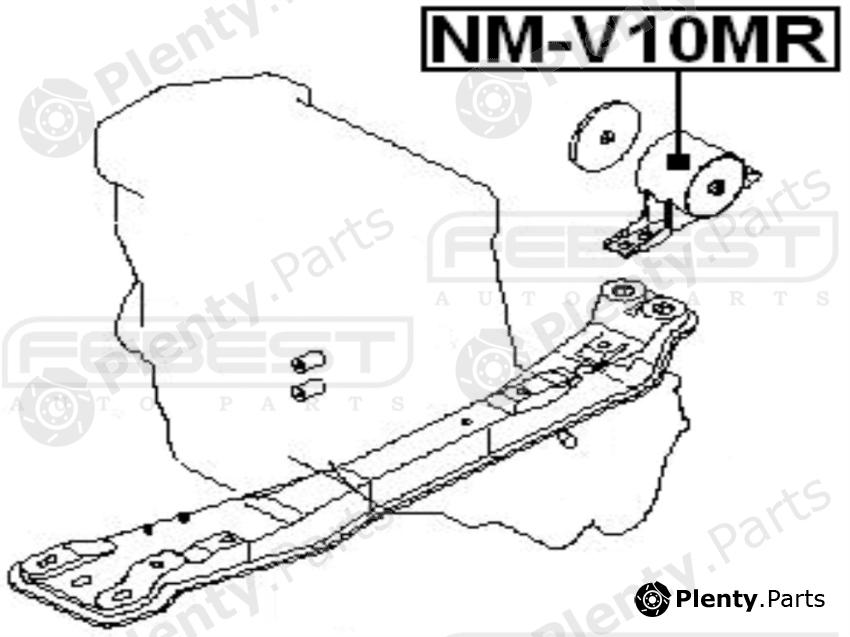  FEBEST part NMV10MR Engine Mounting