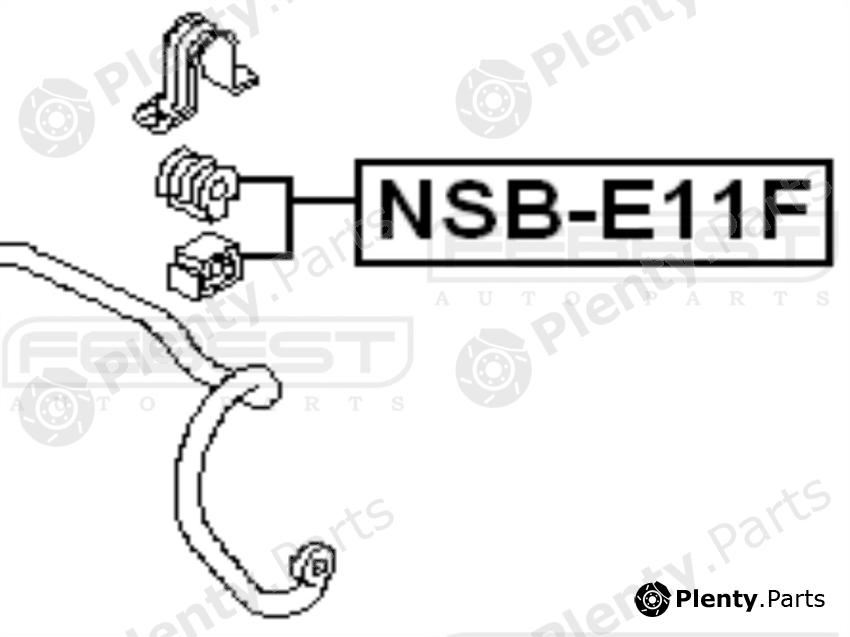  FEBEST part NSBE11F Stabiliser Mounting