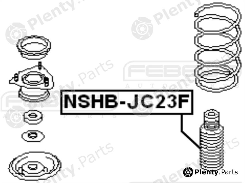  FEBEST part NSHBJC23F Protective Cap/Bellow, shock absorber