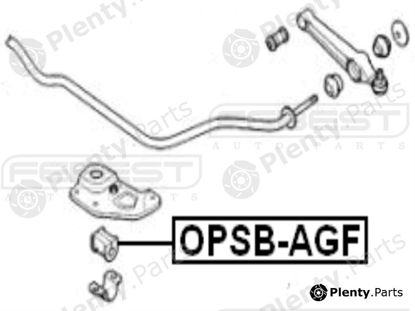  FEBEST part OPSB-AGF (OPSBAGF) Stabiliser Mounting