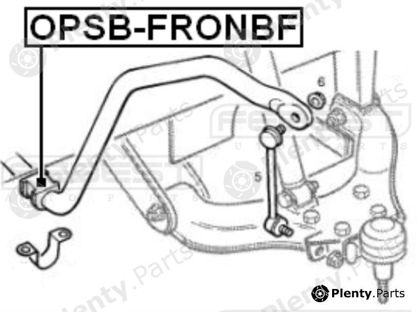  FEBEST part OPSB-FRONBF (OPSBFRONBF) Stabiliser Mounting