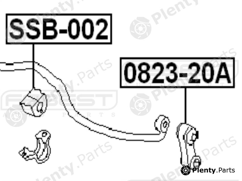  FEBEST part SSB-002 (SSB002) Stabiliser Mounting