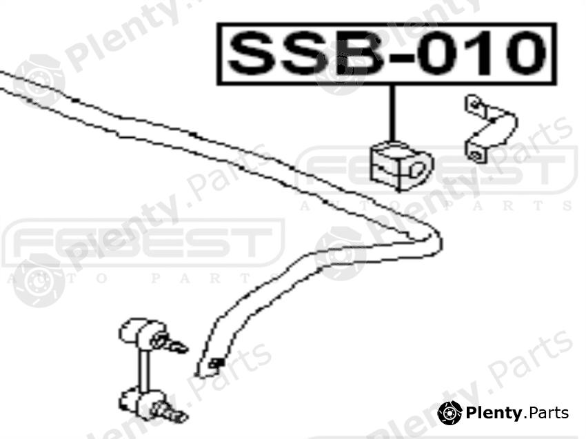  FEBEST part SSB-010 (SSB010) Stabiliser Mounting
