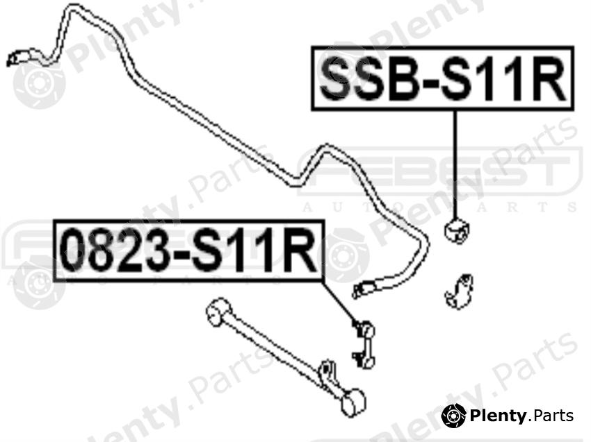  FEBEST part SSB-S11R (SSBS11R) Stabiliser Mounting