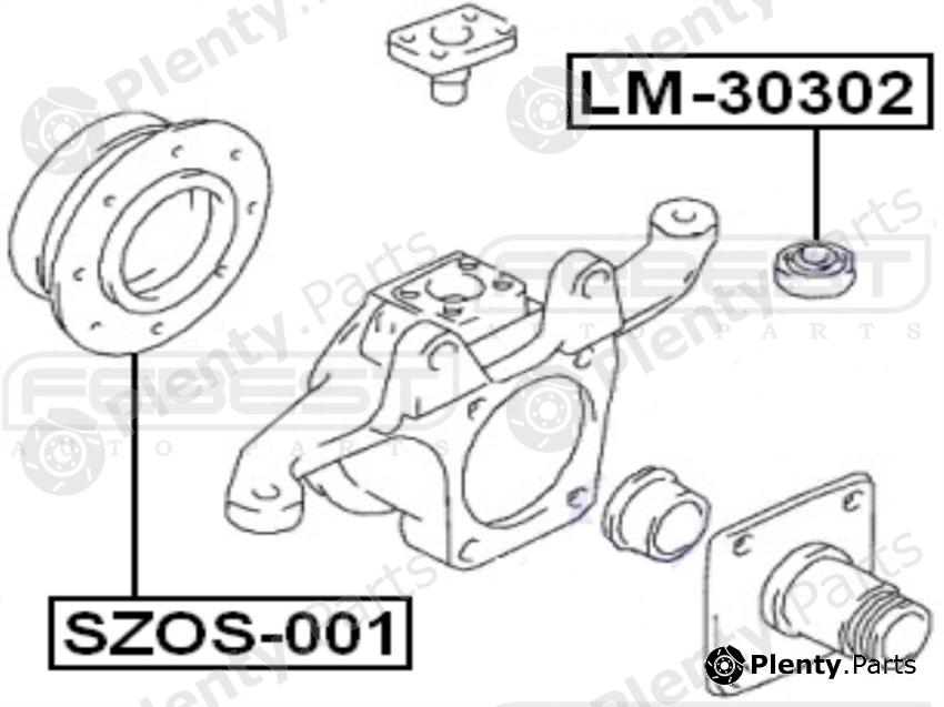  FEBEST part SZOS001 Repair Kit, stub axle
