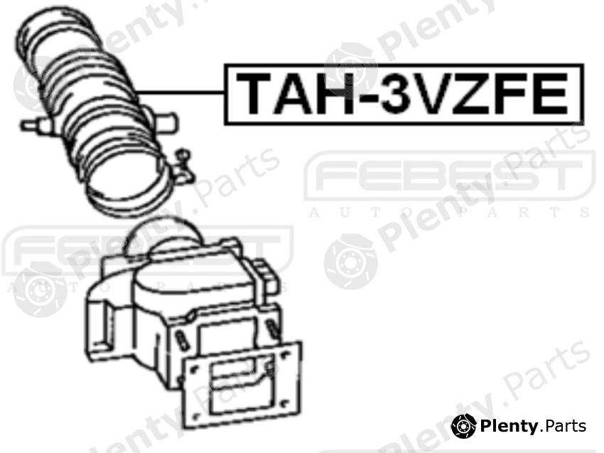  FEBEST part TAH-3VZFE (TAH3VZFE) Pipe