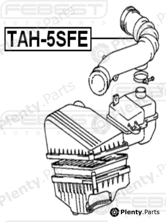  FEBEST part TAH-5SFE (TAH5SFE) Pipe