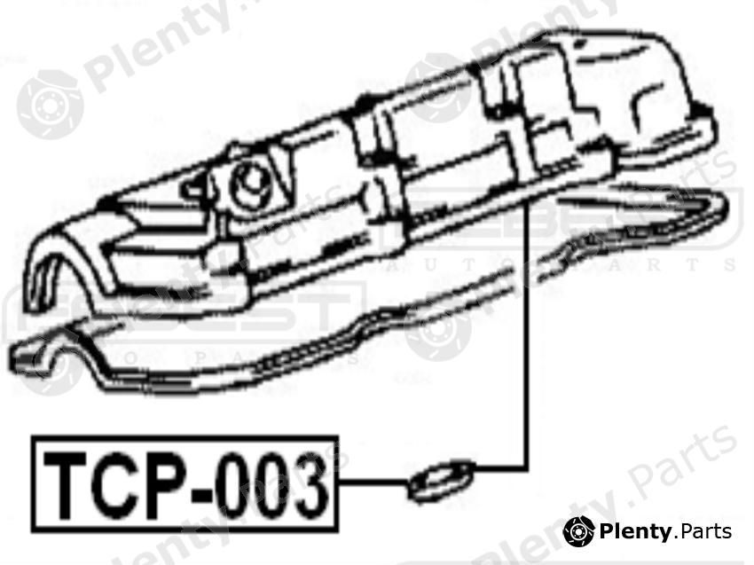  FEBEST part TCP003 Sealing Ring, spark plug shaft