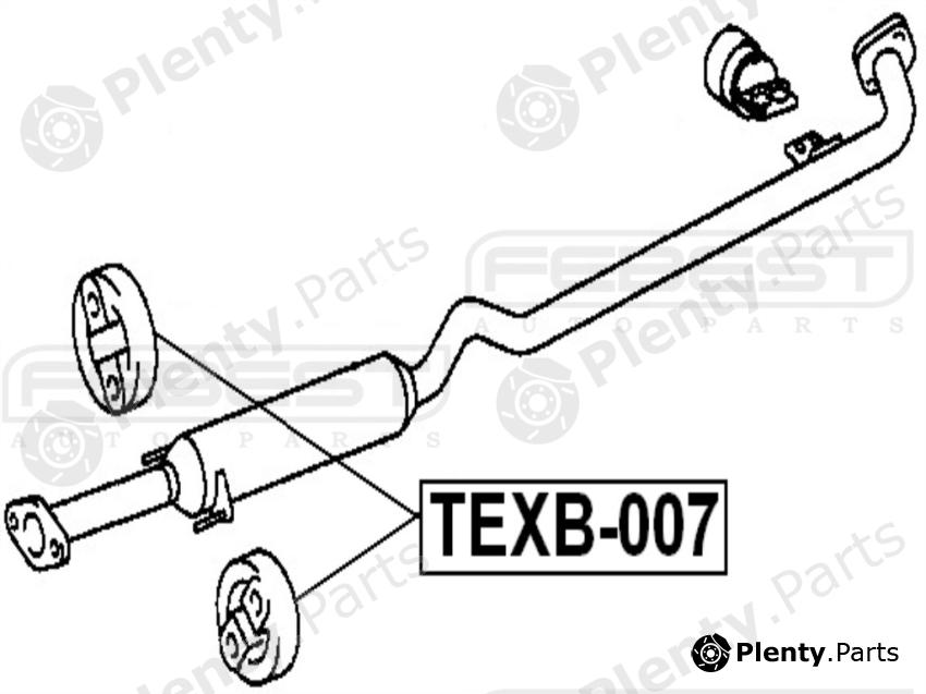  FEBEST part TEXB-007 (TEXB007) Replacement part