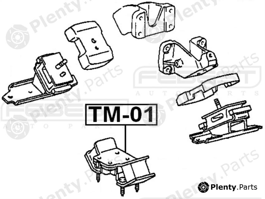  FEBEST part TM01 Engine Mounting