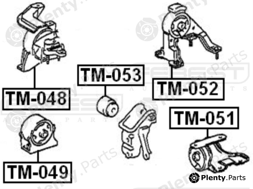  FEBEST part TM-049 (TM049) Engine Mounting