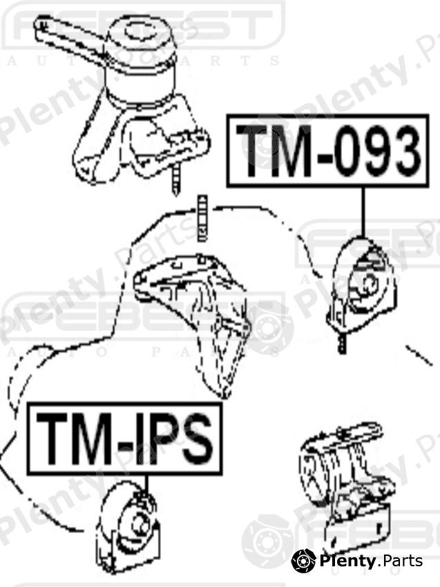  FEBEST part TM093 Engine Mounting