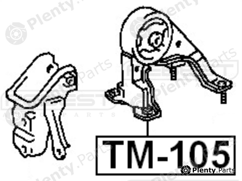  FEBEST part TM-105 (TM105) Engine Mounting