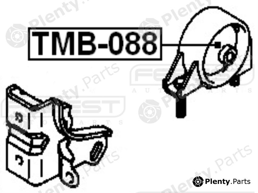  FEBEST part TMB-088 (TMB088) Engine Mounting