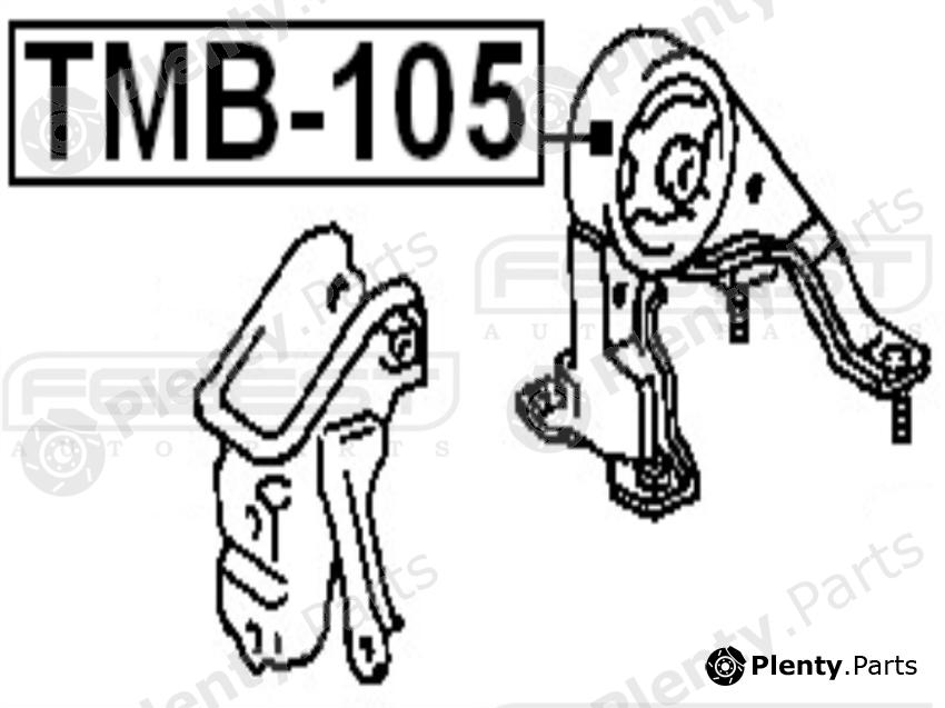  FEBEST part TMB105 Engine Mounting