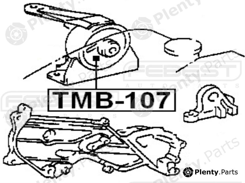  FEBEST part TMB-107 (TMB107) Engine Mounting